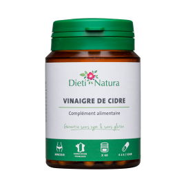 Vinaigre De Cidre 60 Et 200 Gelules Brule Graisses Dieti Natura