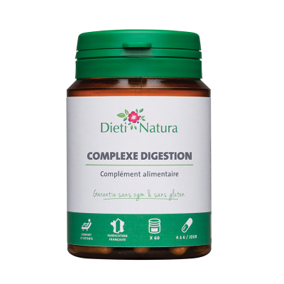 Complexe digestion 60 et 200 Gélules | Dieti Natura
