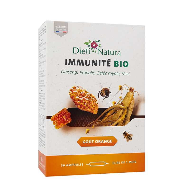 Ampoules Immunité Bio 30x10ml Antifatigue Dieti Natura