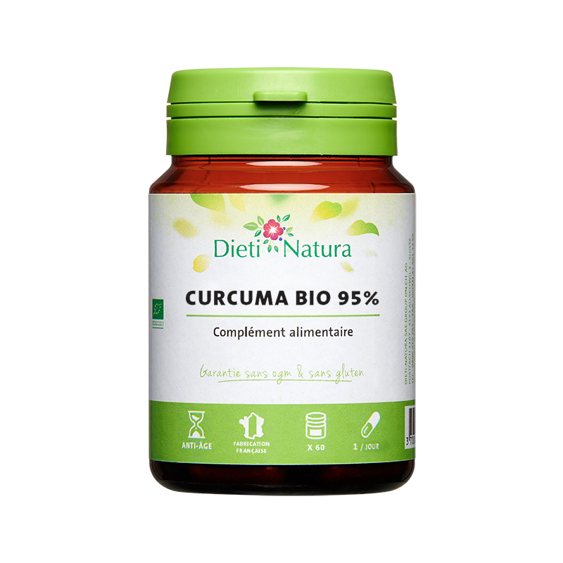 Curcuma 95% Bio 60 Gélules - Articulation