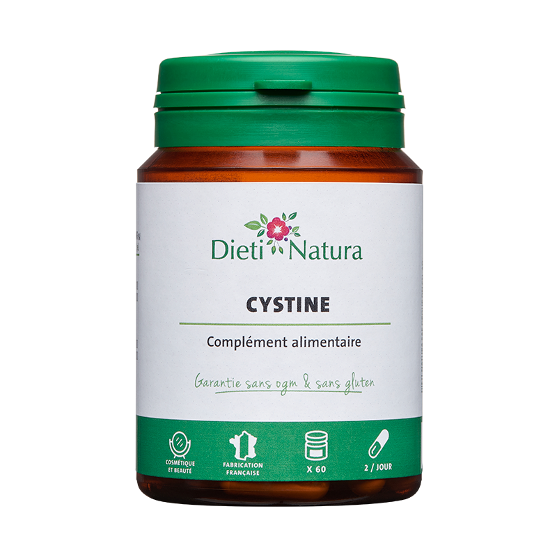 Cystine Vitamine B6 60 et 200 Gélules - Cheveux | Dieti Natura