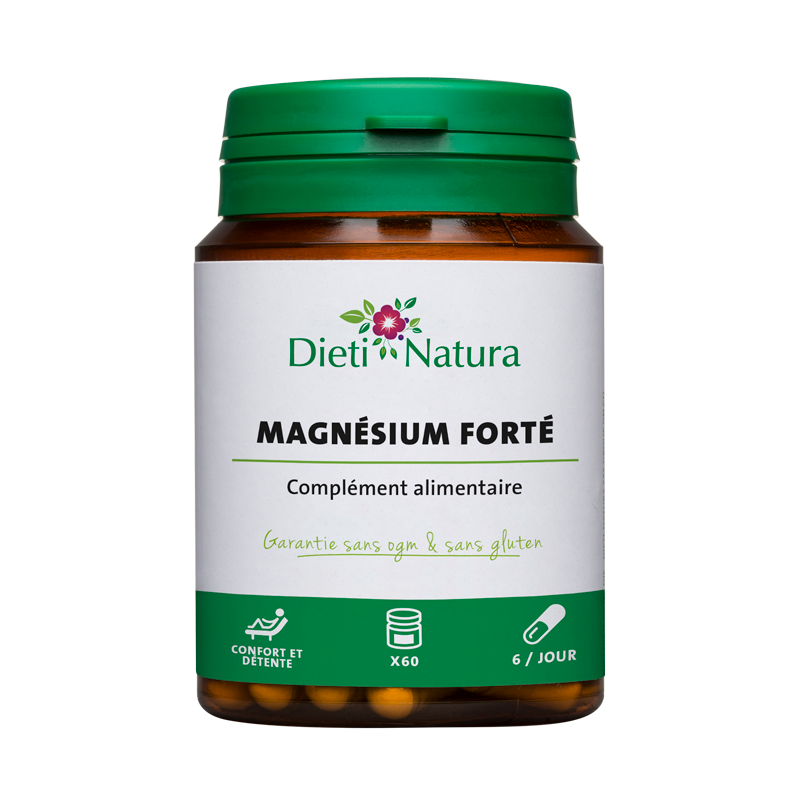 Magnésium forté 60 Gélules Anti stress Dieti Natura