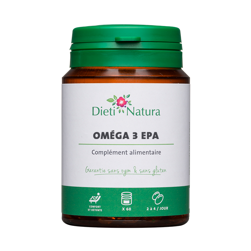 Oméga 3 EPA 60 Capsules Coeur Dieti Natura