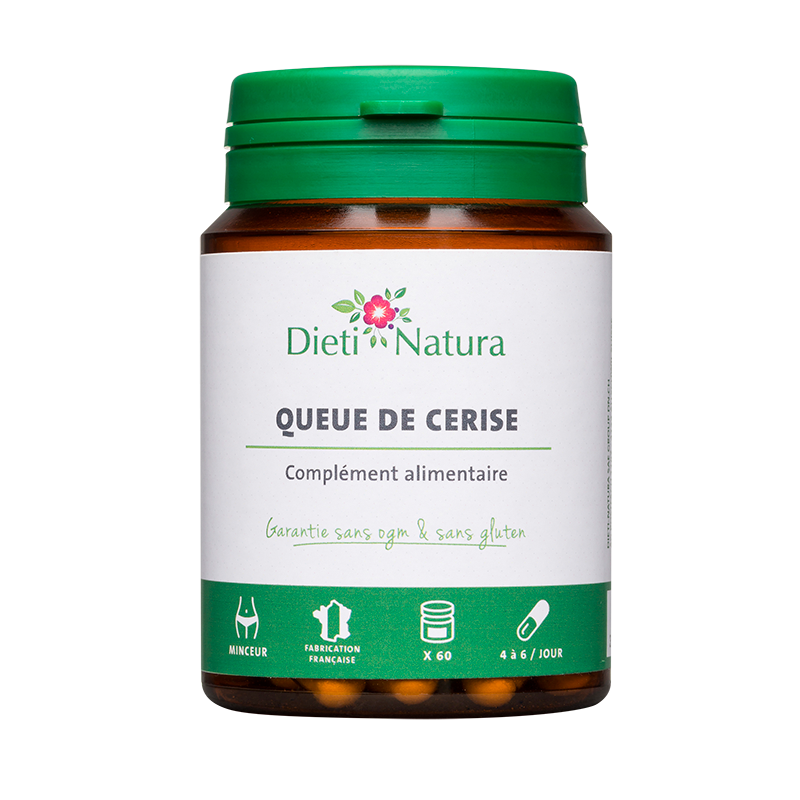 Queue de Cerise 60 et 200 Gélules - Minceur | Dieti Natura Queue de Cerise 60 et 200 Gélules - Minceur | Dieti Natura