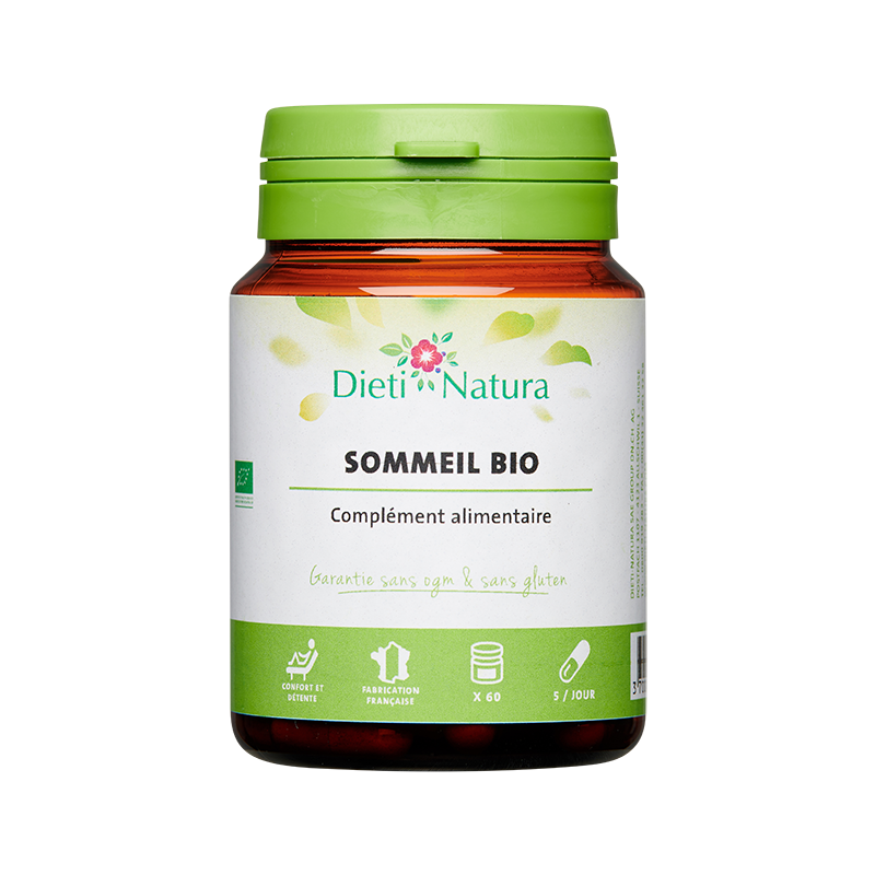 Sommeil Bio 60 et 200 Gélules Dieti Natura