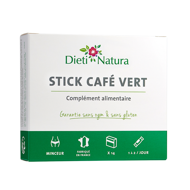 Café Vert 14 Sticks Solubles - Brûle Graisses