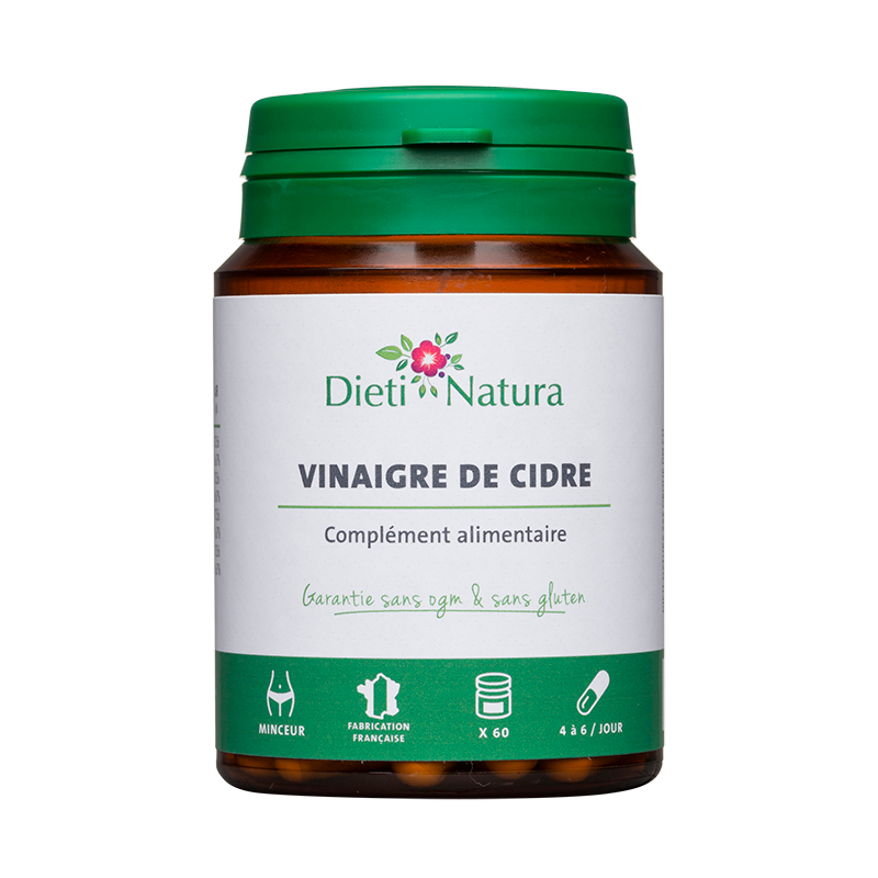 Laboratoire SYSNAT Vinaigre de Cidre + Gingembre - 60 gommes Made in France  à prix pas cher