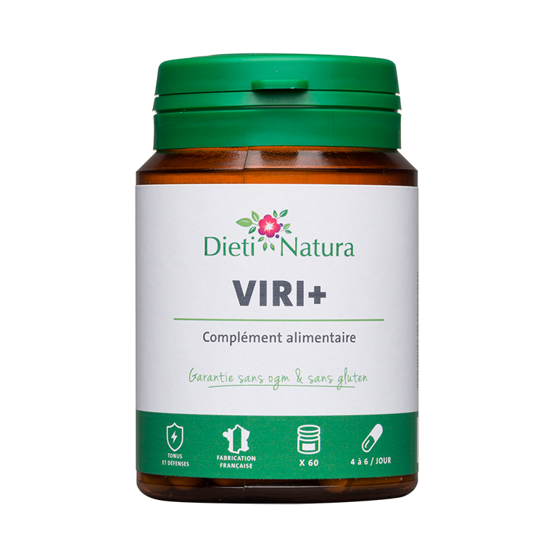 Viri + 60 et 200 Gélule - Tonus Sexuel | Dieti Natura Viri + 60 et 200 Gélule - Tonus Sexuel | Dieti Natura