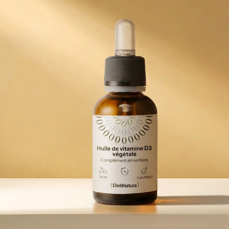 Huile de vitamine D3 végétale