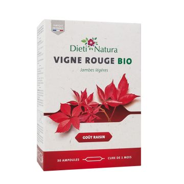 Ampoules vigne rouge Bio