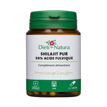 Shilajit pur -  50% d'acide fulvique