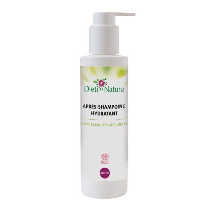 Après-shampooing hydratant certifié Bio