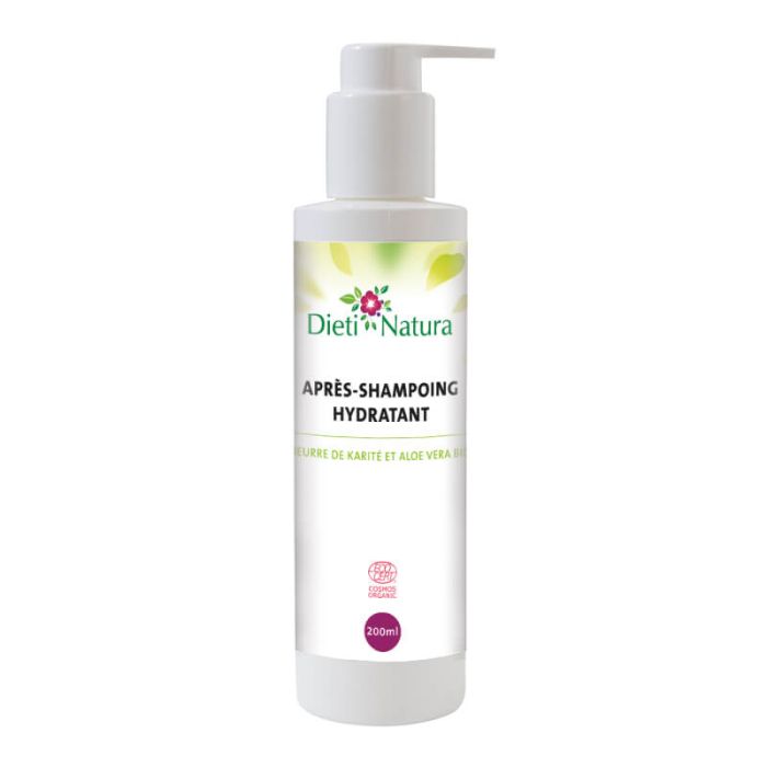 Après-shampooing hydratant certifié Bio