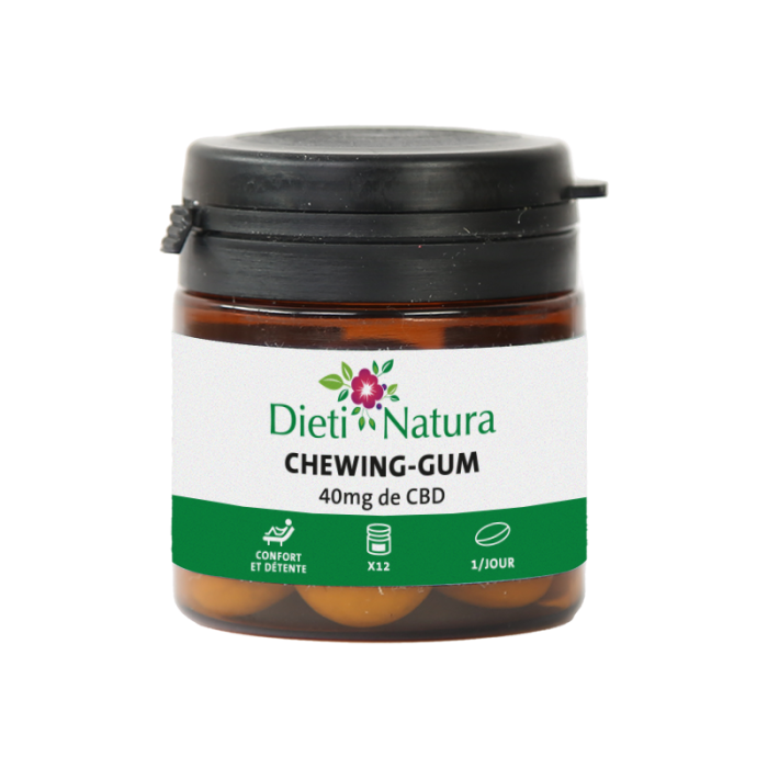 Chewing-gum 40 mg de CBD