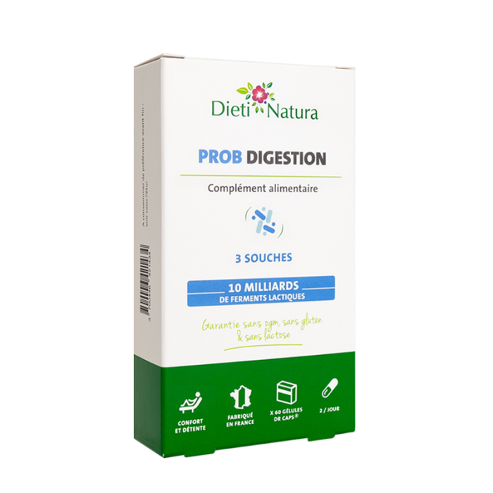 Prob Digestion 60 Gélules - Probiotiques | Dieti Natura