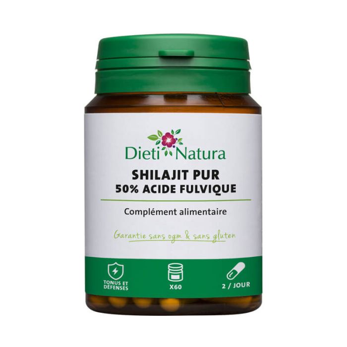 Shilajit pur -  50% d'acide fulvique