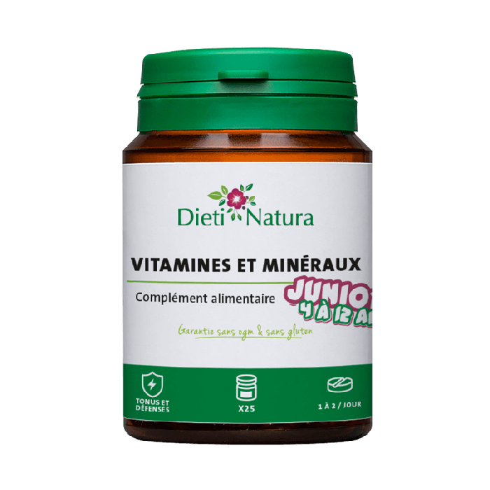 Vitamines et minéraux junior