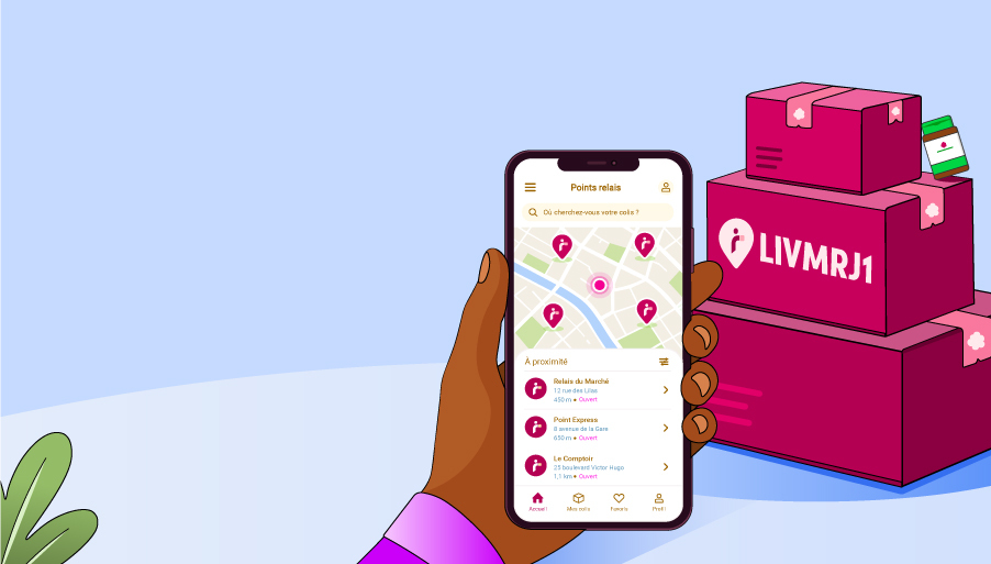 Livraison à 1€ avec Mondial relay