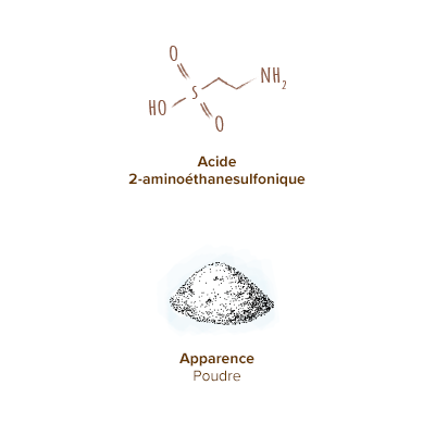 Apparence-taurine-poudre